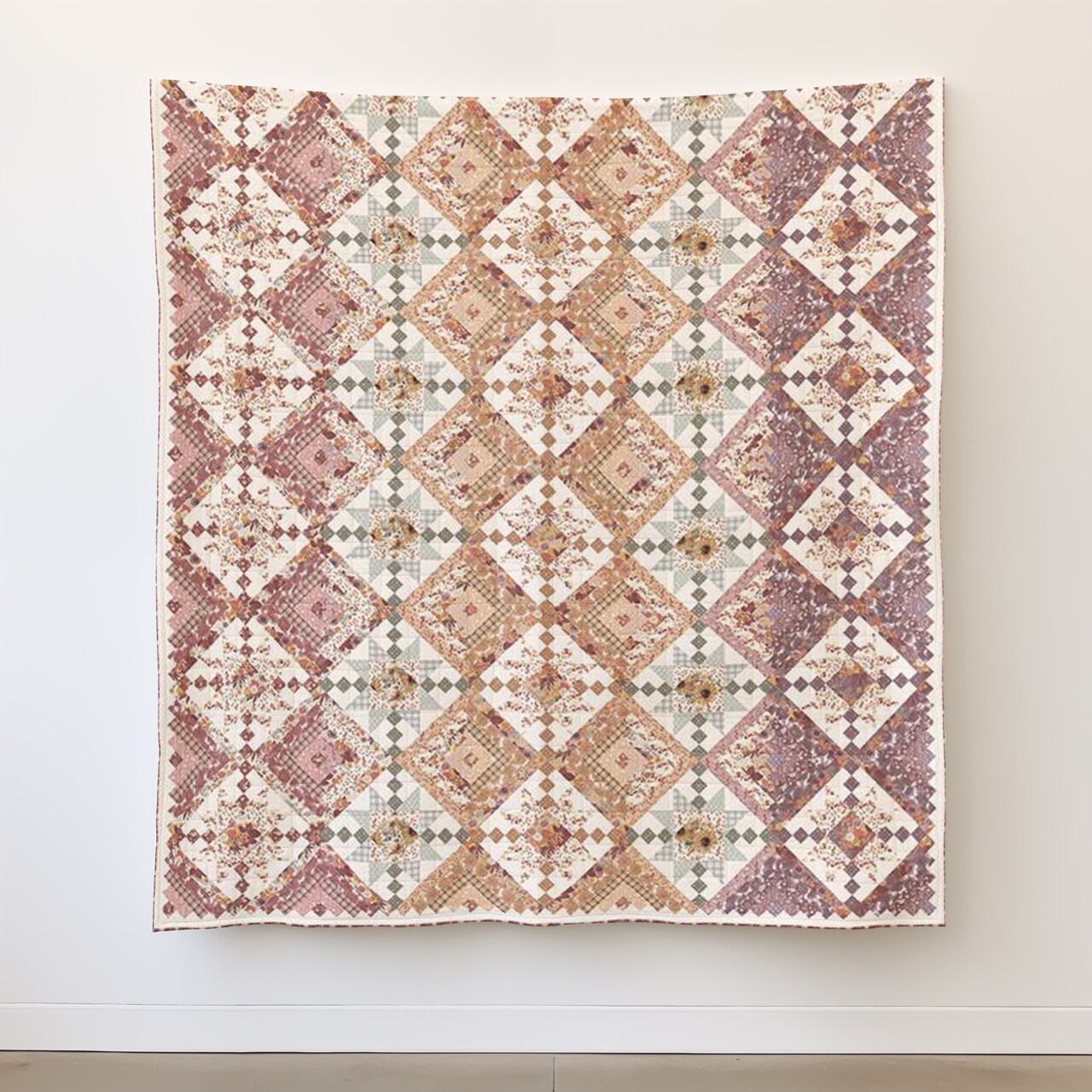 Laura's Log Cabin Quilt Kit (kt-16740) | Riley Blake | Sewing Kit